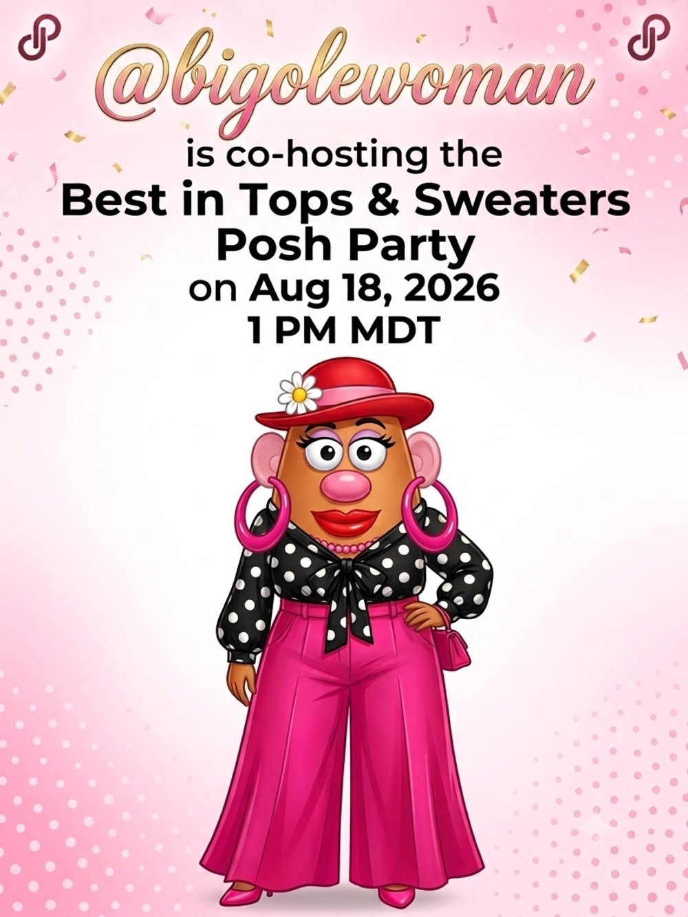 Tag Your PFFs Hosting BEST IN TOPS & SWEATERS Aug 18
